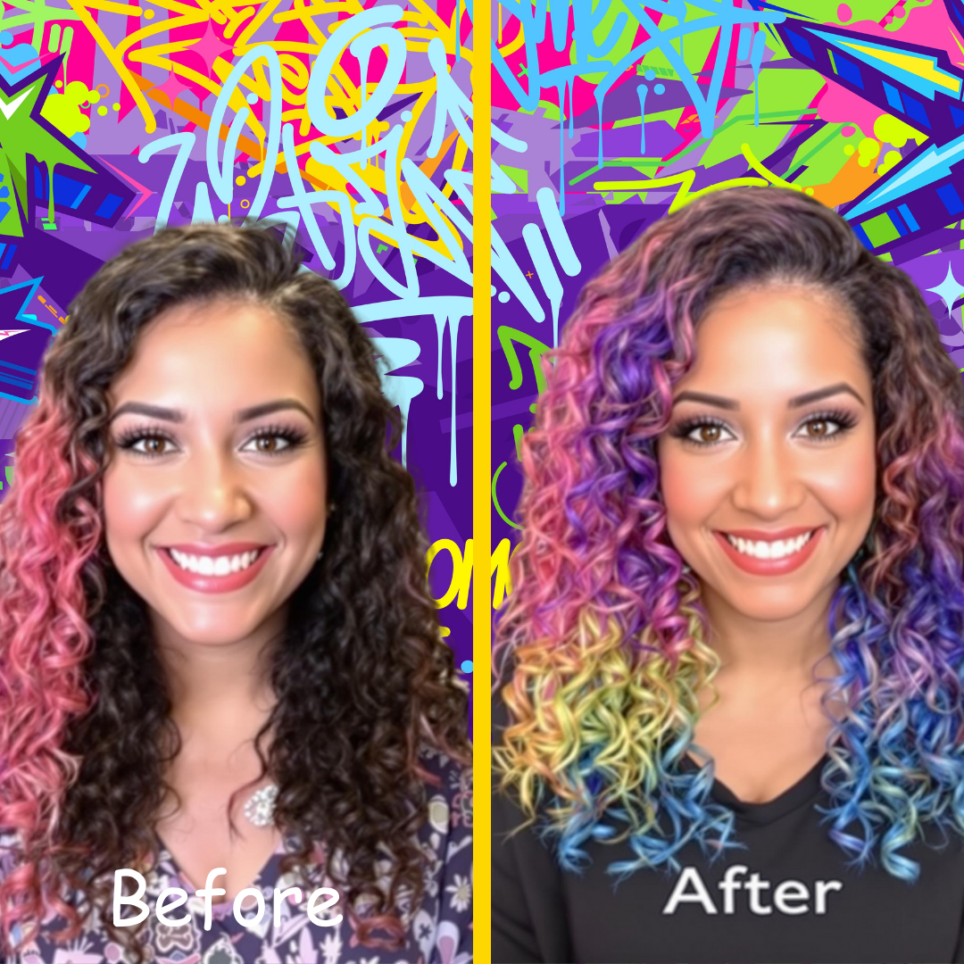 Graffiti Art Temporary Hair Color Paint – Mini Try Me Size (2 oz)