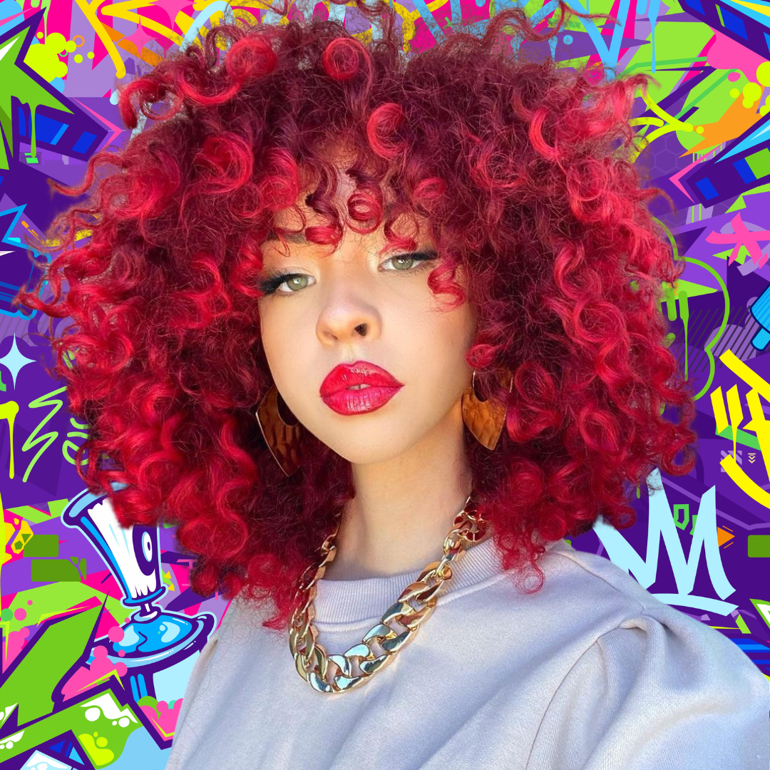 Rock Steady Red - Graffiti Art Temporary Hair Color Paint (6 oz.)