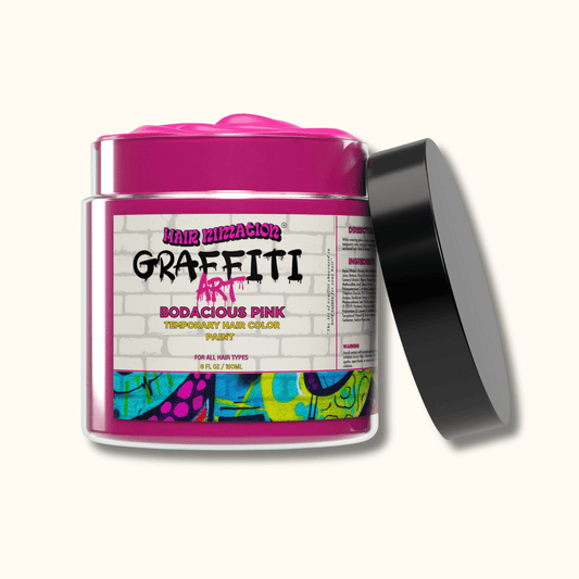 Bodacious Pink - Graffiti Art Temporary Hair Color Paint - HairNimation