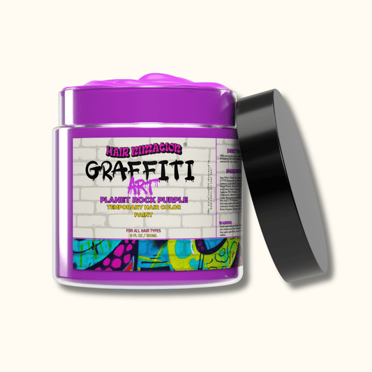 Planet Rock Purple - Graffiti Art Temporary Hair Color Paint - HairNimation